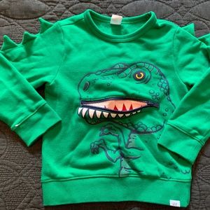Gap Interactive Dinosaur Sweatshirt with Zip Pocke